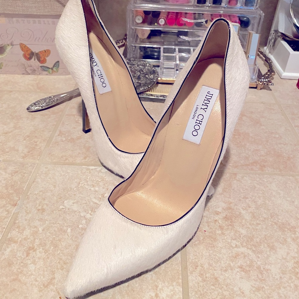 Jimmy Choo winter wonderland pumps!